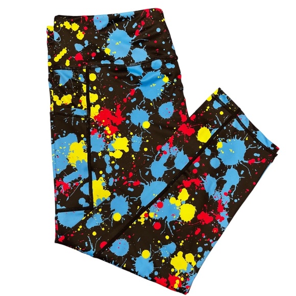 CVG Constantly Varied Gear Paint Ball Capri Leggings - Picture 1 of 3